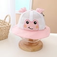 thumbnail image 2 of ZRBYWB Toddler Hat Girls Boys Spring Autumn Outdoor Shade Cartoon Sunscreen Hat Fisherman Hat Baby Hat, 2 of 4