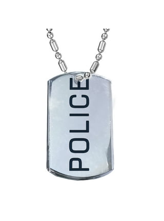 Walbest Hip Hop Military Army Style Metal Black 2 Dog Tags Pendant