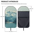 thumbnail image 5 of Bulopur Mountain Car Seat Towel Cover Waterproof Front Seat Cover Washable Car Seat Protector for Hiking Outdoor Auto Interior Decor Fit SUV Sedan Truck, 5 of 8