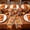 Orange A, variant on Gallickan 19.7-Inch Pumpkin Print Wreath Bow, Multi-Layer Faux Ribbon for Halloween Front Door Decor, Spooky Holiday Ornament