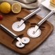 thumbnail image 1 of Fiudx Juego de Utensilios de Cocina: Cuchillo para Pizza de Acero Inoxidable, Pala para Queso, Cuchillo para Patatas, Mango Resistente Al Calor, Gancho de Fácil Almacenamiento, Utensilio Versátil par, 1 of 4