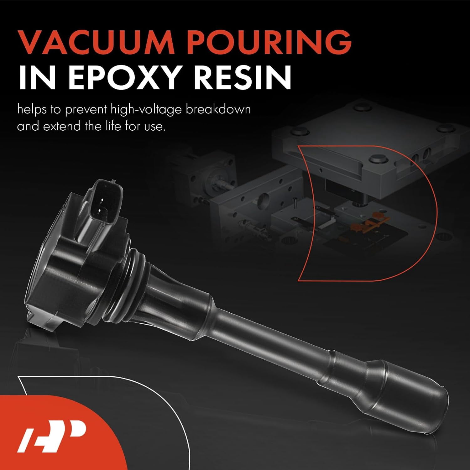 A-Premium Ignition Coil Pack Compatible with Infiniti EX35 FX35 G25 Q50 Q70 Nissan 350Z Altima Maxima Murano Pathfinder Quest V6 2.5L 3.5L Front 6-PC Fits select: 2014-2018 INFINITI QX60