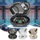 thumbnail image 1 of Auriculares inalámbricos Bluetooth 5.3 que no se colocan en la oreja, se cuelgan de la oreja, muestran potencia, transmisión de sonido direccional, reducción de ruido de llamadas y largo Akmoler, 1 of 8