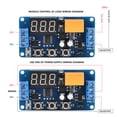 thumbnail image 2 of Timer Switch Module, Adjustable Timer Module,Adjustable Cycle Timer Control Relay Time Delay Switch Module 3V 3.7V 4.5v 5v 6v 7.4V Imer Relay Programmable Delay Relay Module Cycle Timer, 2 of 8