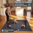thumbnail image 2 of Alfombra para corral de perros Drymate Jumbo 152 x 188 cm impermeable, 2 of 9