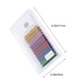 thumbnail image 2 of LEORX DIY Makeup Glitter Eyelash Clusters Synthetic Material 6 Pairs, 2 of 8