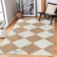 thumbnail image 5 of Teppich Homes Handmade 6x8 Cream Wool Tufted Rug with Geometric Pattern - Soft Living Room Kid’s Room Carpet, 5 of 6
