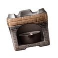 thumbnail image 3 of deevoka Ceramic Teapot Warmer Portable Retro Tea Warmer for Travel Home Office Square, 3 of 9