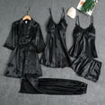 thumbnail image 2 of Wireless Rimless Pajamas Lace Nightdress Silk Underwear Women Sleepwear, 2 of 4
