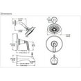 thumbnail image 4 of Pfister R891MGK Northcott 1-Handle Tub & Shower Valve Only Trim in Brushed Nickel, 4 of 4