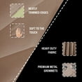 thumbnail image 4 of InStyleDesign  Premium Extra Wide Heavyweight Curtain (1 Panel) Chocolate 120w x 108h 108 Inches, 4 of 5