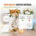 thumbnail image 3 of VEVOR 10PCS 23.6inch High Wedding Flower Stand, With Acrylic Laminate,Acrylic Vase Column Geometric Centerpiece Stands, Floral Display Rack for T-Stage Events Reception, Party Decoration Home, 3 of 9