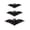 2A - 3 Pack, variant on Clearance Halloween Hanging Bat Decoration, 3D Hand-Made Woven Bat Decor, Realistic Scary Fake Black Hanging Flying Bat, Spooky for Indoor Outdoor Yard Porch Lawn Decorations