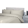 thumbnail image 1 of BedDecor 600 TC 100% Egyptian Cotton 3 Pcs Duvet Cover Stripe (Ivory,OverSize King), 1 of 7