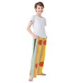 thumbnail image 3 of FORMRS Boys Pajama Pants with Pockets Size 6-8Y Kids Lounge Sleep Bottoms, Stripes and Circle, 3 of 8