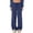 Navy, variant on Iaqnaocc Sweatpants Women Wide Leg Baggy Comfy High Waisted Drawstring Trousers Athletic Jogger Fall Spring Womens Fashion Sweat Pants with Pockets Black M
