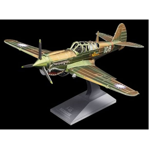FASCINATIONS P40 Warhawk Avion Métal Terre
