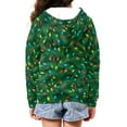 thumbnail image 4 of FUIALDOLG Boys Green Christmas Tree Hoodie Boy Girls Zip Up Hoodies with Pocket Toddler Boy Kids Cute Sweatshirt Winter Outerwear Jackets 8-10 Years, 4 of 7