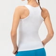 thumbnail image 4 of Women's Solid Color Yoga Vest Sports Quick Drying Vest, 4 of 4