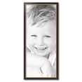 thumbnail image 2 of ArtToFrames 16" x 38" Mahogany and Gold Slope Picture Frame, 16x38 inch Brown MDF Poster Frame (WOM-4447), 2 of 8