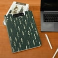 thumbnail image 5 of FORMRS A4 Clipboard Folder with Pen Holder Horizontal Foldable School Office Binder, Dark Green Plants, 5 of 9