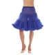 thumbnail image 1 of Malco Modes Luxury Vintage Hasta la rodilla Crinoline Jennifer Petticoat Falda Pettiskirt, Tutu adulto para Rockabilly 50s, Royal Blue, Large Malco Modes 582-RB-LAR, 1 of 1