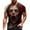 Red, variant on Men's Halloween Graphic T-Shirt Print Short Sleeve Casual Crewneck Top for Party Everyday Wear