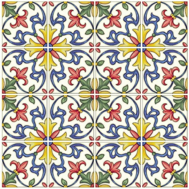 Carreaux Tuscan à Peler et Coller - Multicolore