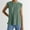 Army Green, variant on SNKSDGM Women's Plus Beach Vacation Clothes for Women Plus Size Tops for Women 5X-6X Women's Fashion Casual Loose Round Neck Hollowed out Solid Color T Shirt L