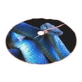 thumbnail image 2 of Bingfone Christmas Tree Skirt Mat Christmas Decoration Interior 30" -Blue Viper Snake 2, 2 of 6