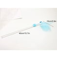 thumbnail image 3 of Faux Feather Cat Wand Interactive Beaded Cat Teaser Kitten Play Wand with Bell, 3 of 10
