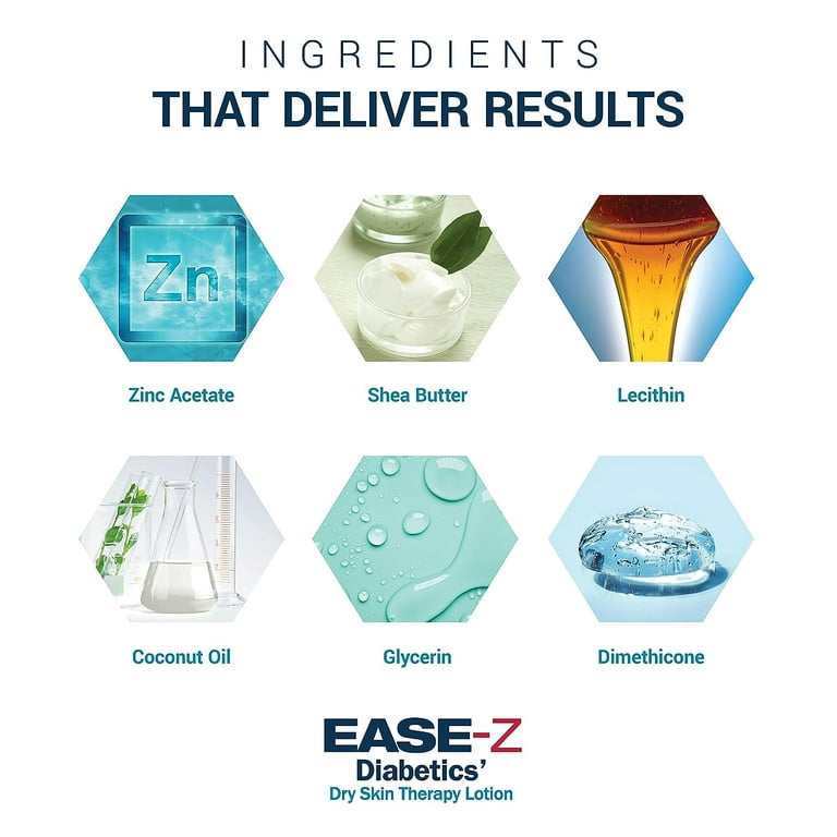 Ease-Z Diabetics' Dry Skin Therapy Lotion 10.9 oz - Walmart.com