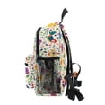 thumbnail image 4 of FORMRS Kids School Backpack with Front Zippered Pocket 12" Student Travel Daypack, Purple Cartoon Animals, 4 of 6