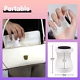 thumbnail image 3 of Mini lámpara UV LED para uñas, mini secador de uñas de gel profesional, lámpara UV LED portátil para bricolaje, salón de uñas y secado rápido (negro), 3 of 5