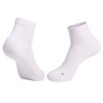 thumbnail image 2 of Gapacks Men's White Everyday Socks - One Size Fits Most, Nylon Spandex, Comfortable Stretchy Durable, Breathable Casual Socks for Daily Wear, 2 of 3