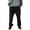 VZ18# Black, variant on Mens Pants Patchwork Padded Button Stretchy Basketball Trousers Lightweight Sports Athletic Gym Pants Fashion Casual Relaxed Cozy Dailywear