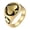 Gold, variant on Poker Black Spade A Signet Ring for Men Stainless Steel Ace of Spades Statement Card Symbol Band Gothic Vintage Biker Punk Hip Hop Jewelry Gift for Men