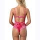thumbnail image 2 of Body de lencería de encaje para mujer Pijama de mono corto con cuello en V de encaje Babydoll Fridja nalpqowj38183, 2 of 6