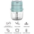 thumbnail image 3 of Electric Mini Garlic Chopper Food Slicer Portable Garlic Grinder Blender Food Processor For Pepper Chili Vegetable Nuts Meat 300ML USB Rechargeable, 3 of 8