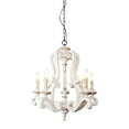 thumbnail image 3 of Dawn Whisper French Country Chandeliers Rustic Distressed Wood 6 Lights for Dining Room Kitchen Living Room Bedroom, 3 of 9