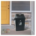 thumbnail image 6 of 13 Gallon Large Plastic Trash Can with Swing Lid, Kitchen Garbage Can with Lid, 4 Packs, 6 of 7