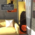 thumbnail image 3 of Oriental Furniture 6 ft. Tall Double Sided Chat Noir Room Divider - 3 Panel, 3 of 7