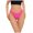 Hot Pink, variant on GEWSEY Women's Everyday Thong - Lightweight Knit Jersey Travel Underwear (Light Purple, M)