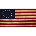 thumbnail image 1 of Betsy Ross 13 Colonies Drapeau Photo License Plaque, 1 of 1