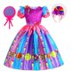 thumbnail image 1 of Rianbow Lollipop Candy disfraz niñas princesa vestido cumpleaños carnaval fiesta Cosplay disfraz niños Purim ropa con diadema (8-10T) Gao Jinjia LED, 1 of 2