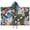 Pioneer Flower Floral-3, variant on Pioneer Flower Floral Print Pattern Hooded Bath Towel，50"x30" for Ages 3 To 12 Kids, Quick Dry Lightweight Soft Microfiber Hood Beach Towel Cover Up for Kids