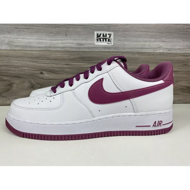 **Ni&ke Men's Air Force 1 '07 Low White Light Bordeaux (size 14) DH7561 101