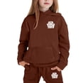 thumbnail image 5 of CAIXIA Girls Clothes Fall Set Girls 2 Piece Outfits Hoodie and Jogger Sweatpants for Girls 2 Piece Bow Print Casual Tracksuit Athletic Boys Sweatsuit Set Outfits, 5 of 5