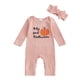 thumbnail image 1 of Conjunto de mono con estampado de calabazas Doisbetthsay para bebé, 1 of 7