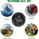 thumbnail image 4 of Round Mechanical Hour Meter Gauge, Digital Motorcycle Hour Meter, Waterproof for Garden Tractor Sailboat Zero Turn Lawn Mower Generator, 4 of 5